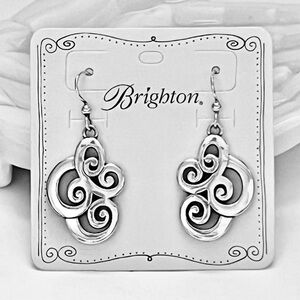 New Brighton Silver Mingle Mix Swirl Earrings